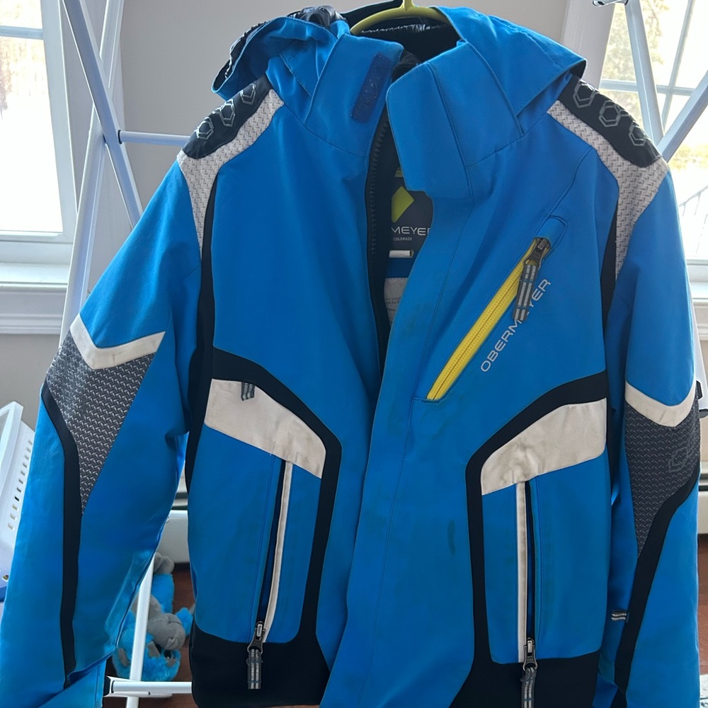 Obermeyer Kids size 7 Blue insulated ski Jacket